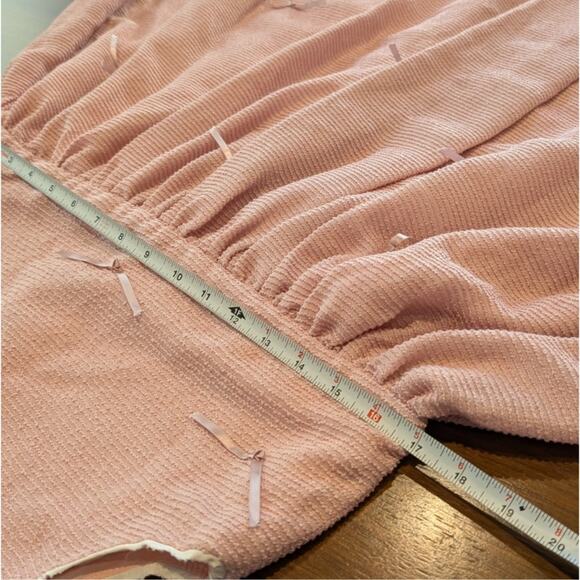 Dream Sister Jane Pink Bow Embellished Sleeveless Midi Dress, size S - Picture 8 of 9